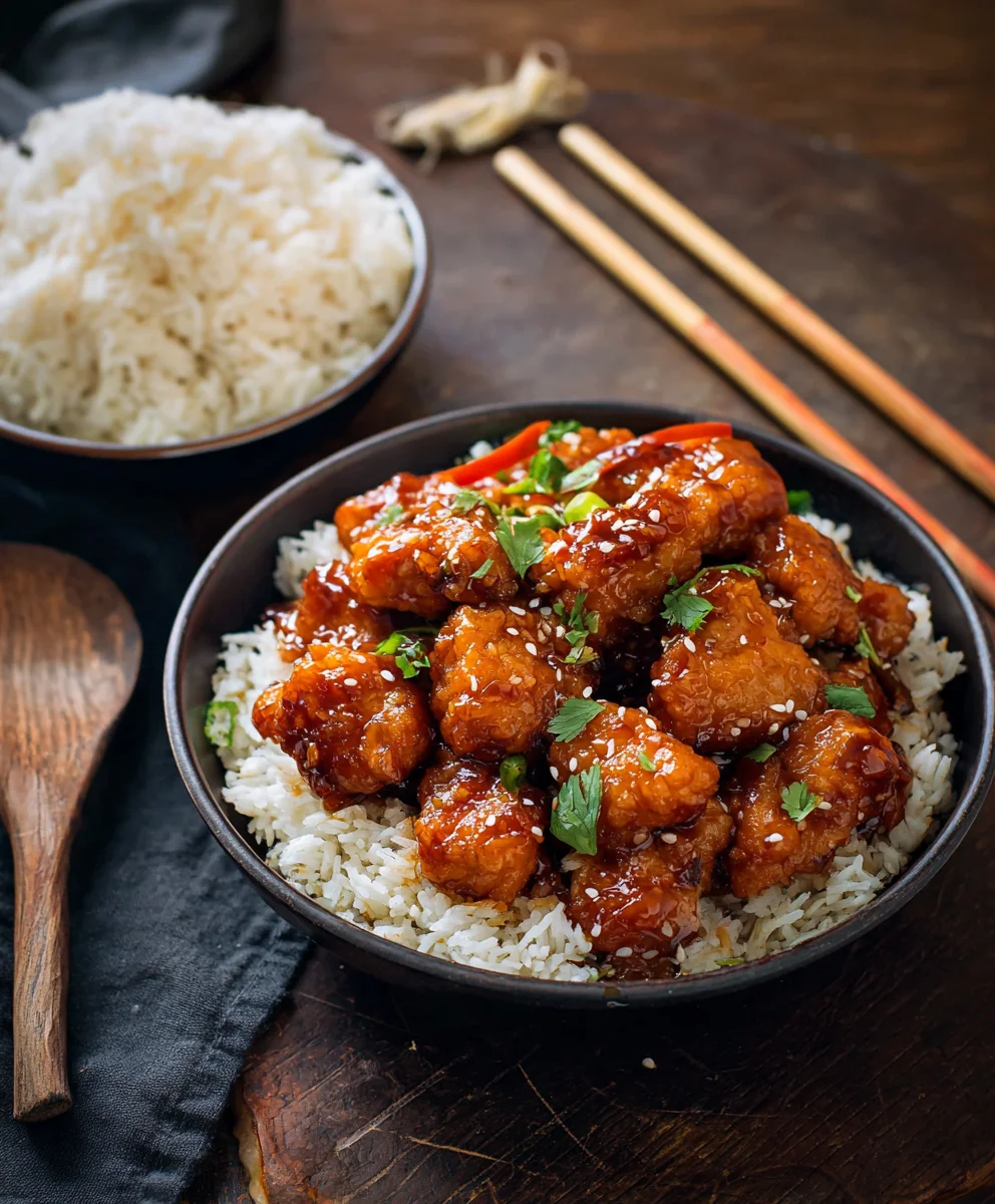 Crispy General Tso's Chicken - Sweet & Savory Delight