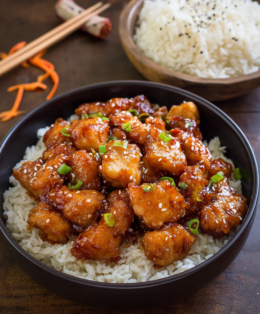 Crispy General Tso's Chicken - Sweet & Savory Delight