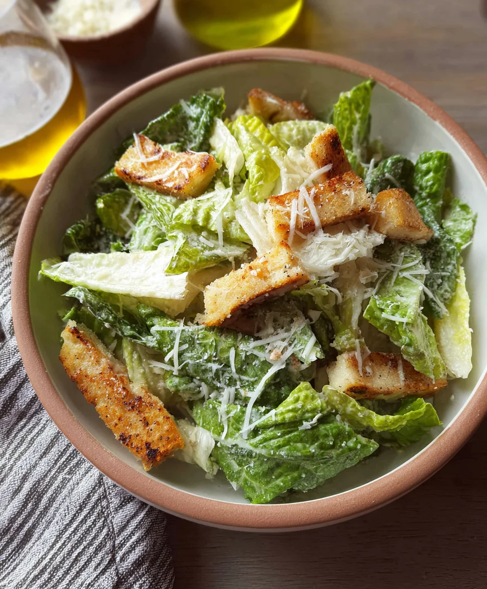 Best Vegetarian Caesar Salad Recipe- Easy & Delicious