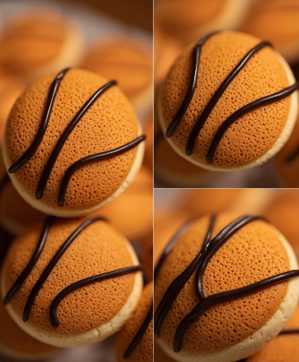 Piping Basketball Cookies-Fun & Easy Dessert Ideas