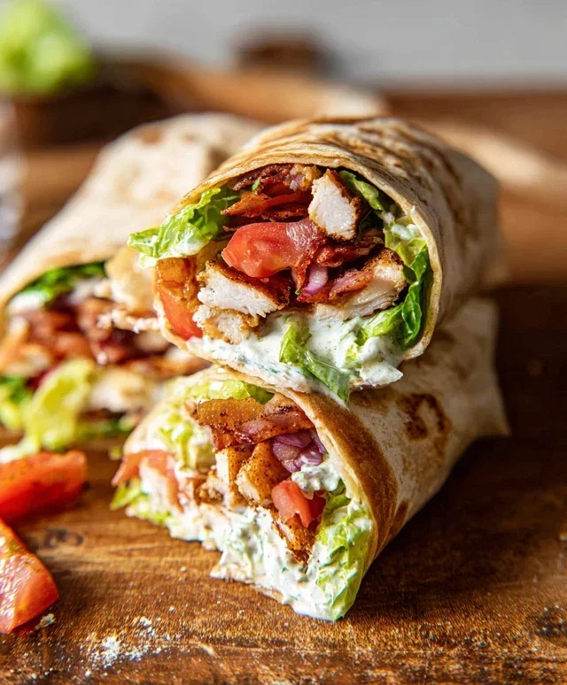 Crispy Chicken Beef Beef Bacon Ranch Wrap