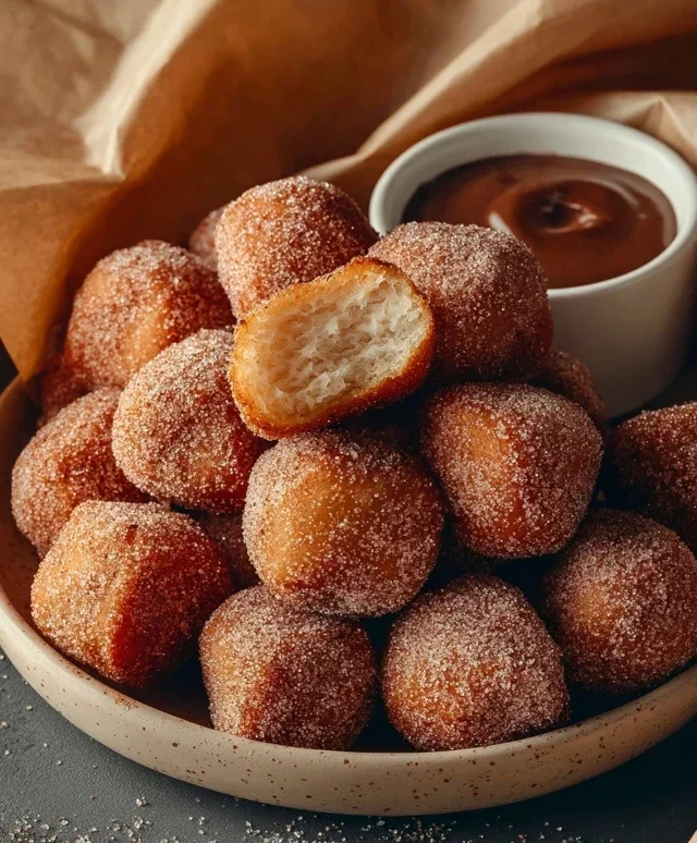 Sweet Air Fryer Churro Bites Recipe