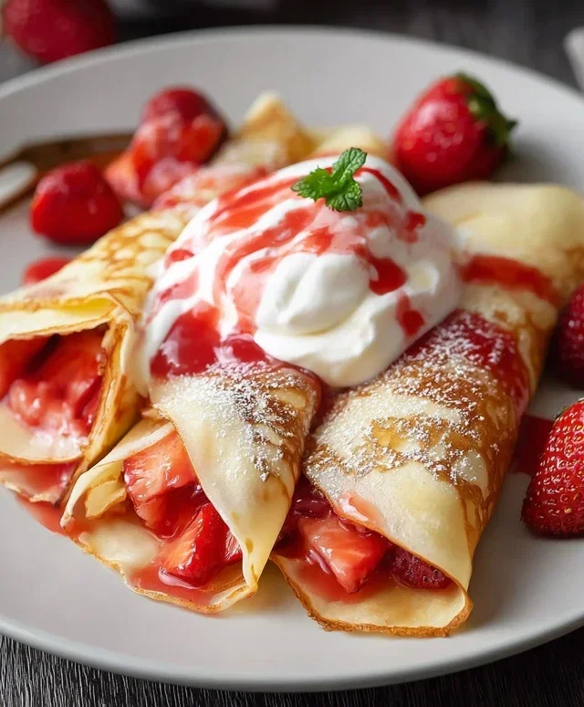 Strawberry Crepes