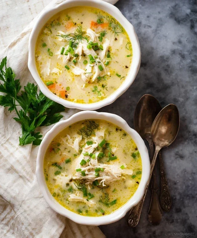 Greek Lemon Chicken Soup