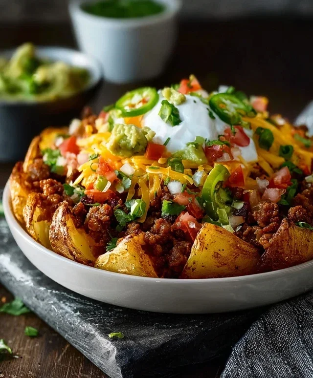 Loaded Potato Taco Bowl