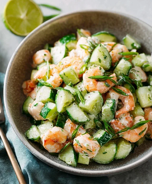 Cucumber Shrimp Salad