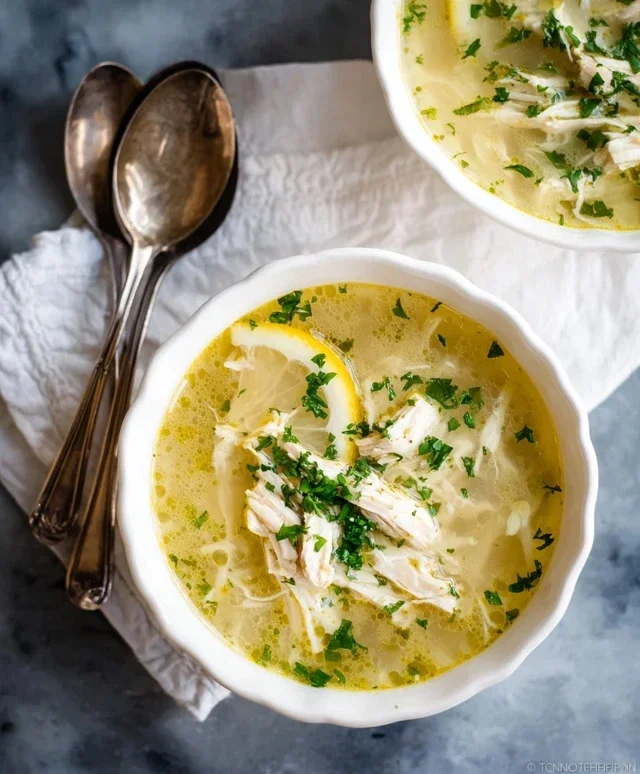 Greek Lemon Chicken Soup