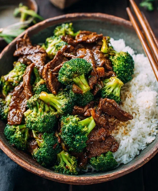 Chinese Beef and Broccoli (牛肉炒西兰花)