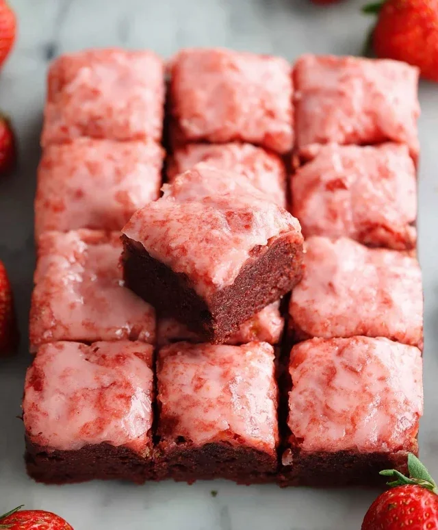 Strawberry Brownies