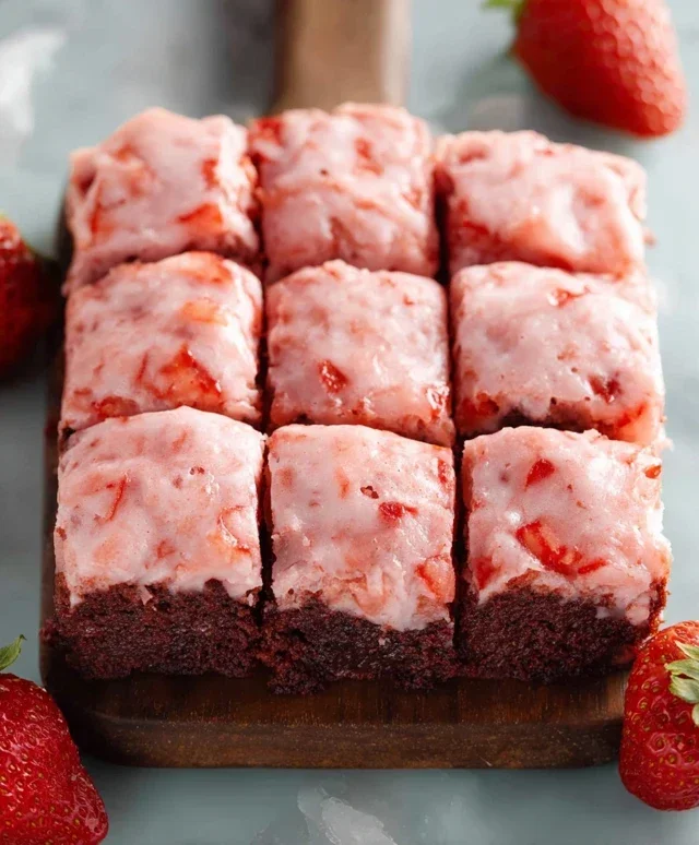 Strawberry Brownies