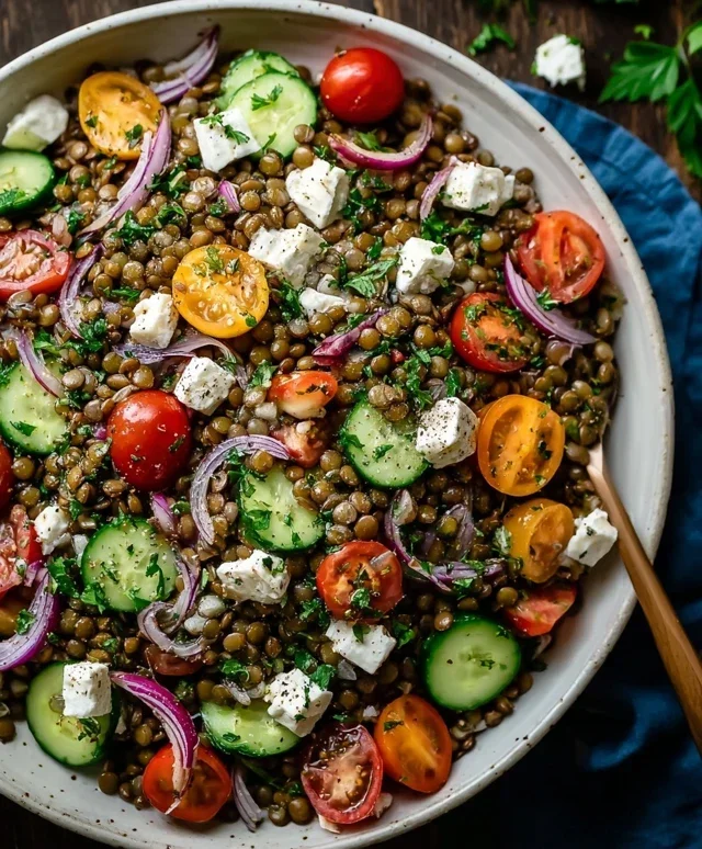 Mediterranean Lentil Salad