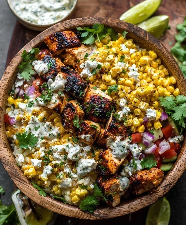 Tasty Street Corn Chicken Bowl