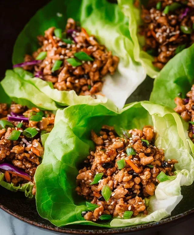 Crunchy PF Chang's Lettuce Wraps