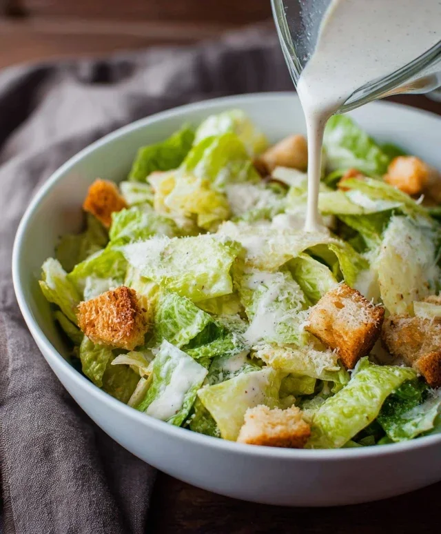 Homemade Caesar Salad Dressing