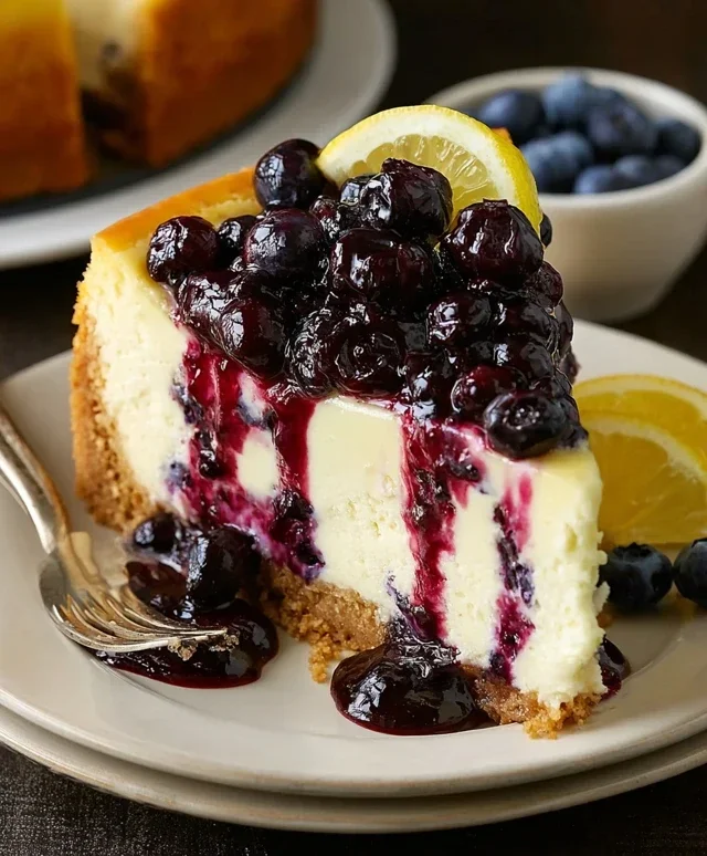 Lemon Blueberry Cheesecake