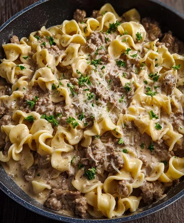 Ground Beef Stroganoff
