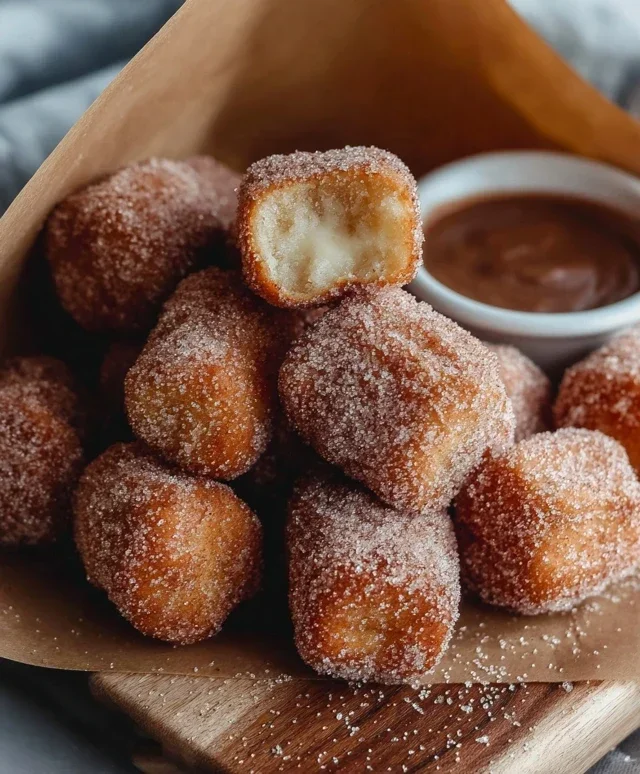 Sweet Air Fryer Churro Bites Recipe
