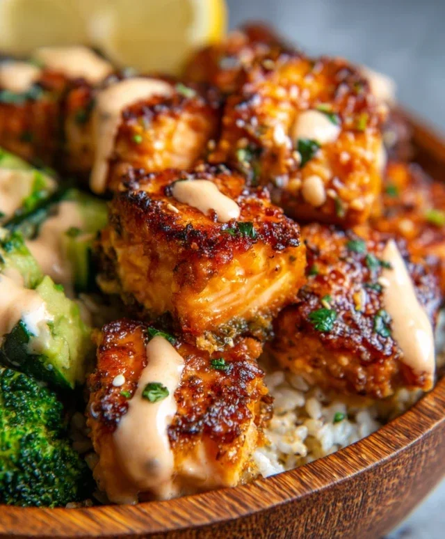 Bang Bang Salmon Bites
