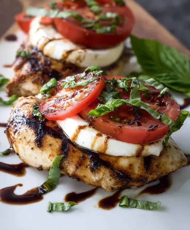 Grilled Chicken Caprese