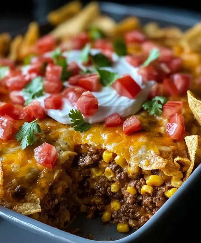Walking Taco Casserole