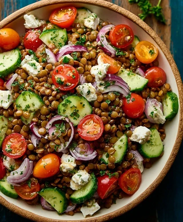 Mediterranean Lentil Salad