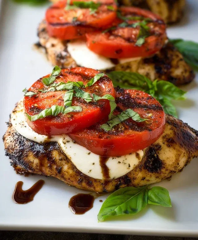 Grilled Chicken Caprese
