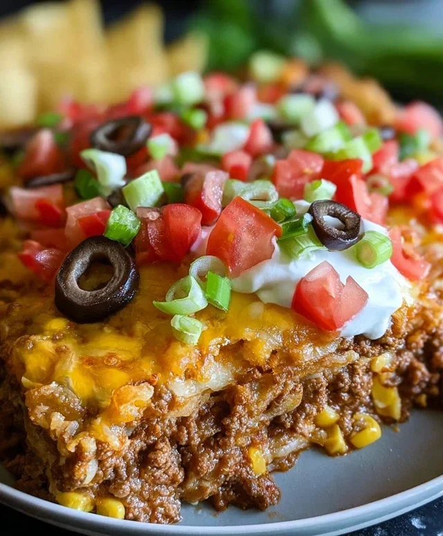 Walking Taco Casserole