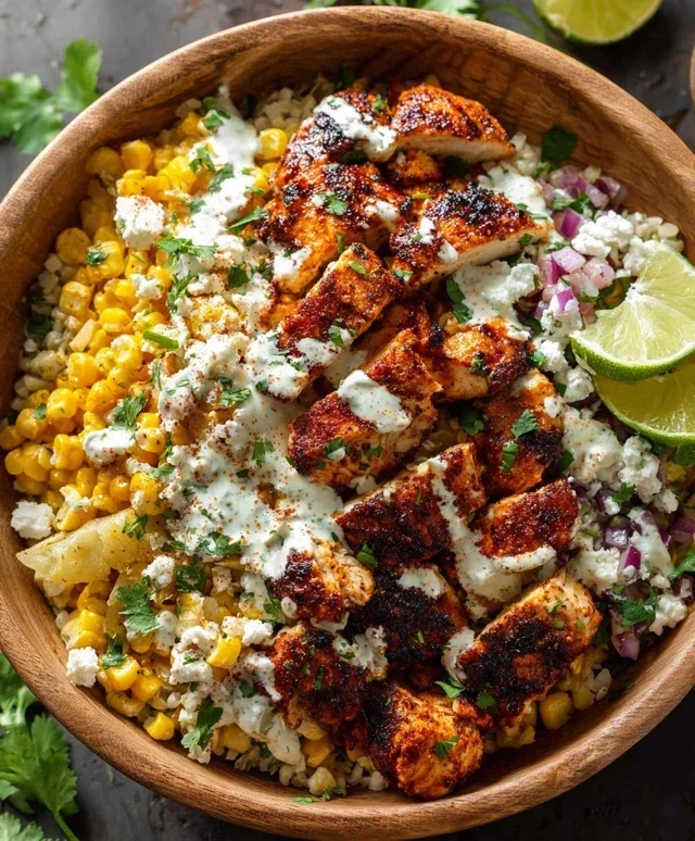 Tasty Street Corn Chicken Bowl