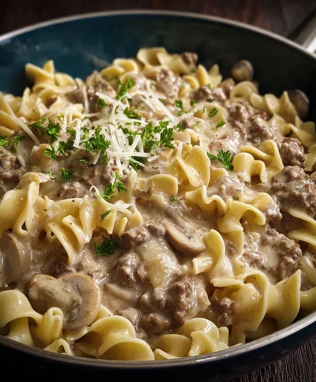 Ground Beef Stroganoff