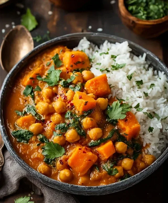Sweet Potato and Chickpea Curry