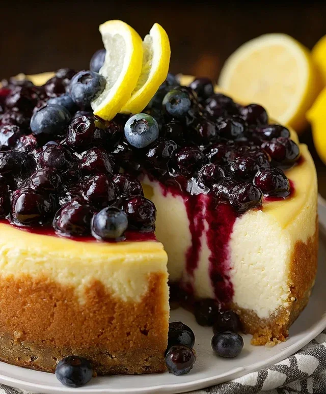 Lemon Blueberry Cheesecake