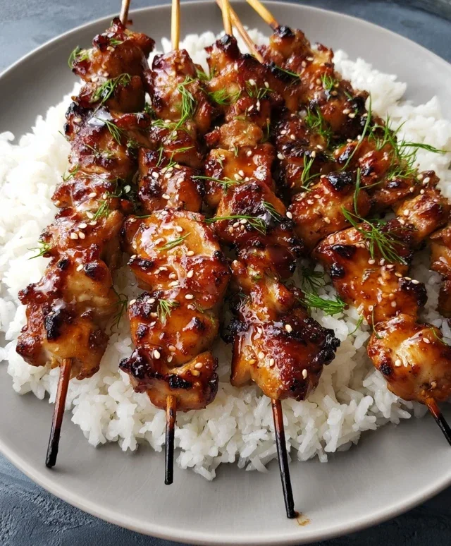 Teriyaki Chicken Skewers