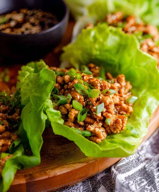 Chicken Lettuce Wraps (PF Chang's Copycat)