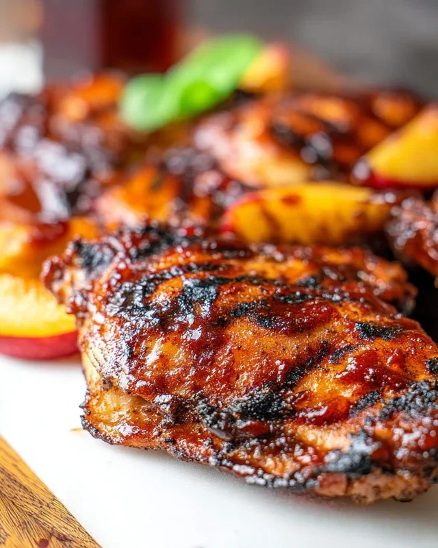 Grilled Mango Pineapple Chicken