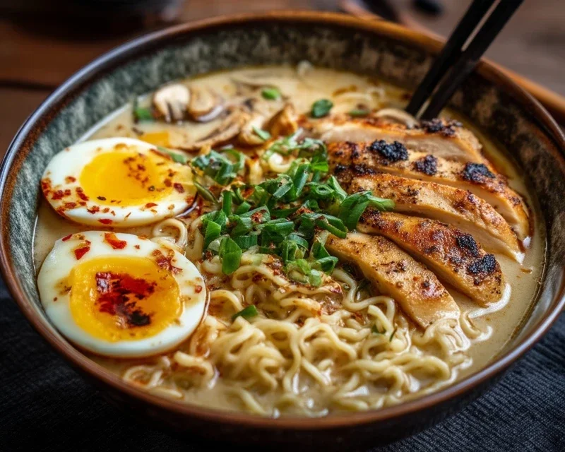 Creamy Garlic Chicken Ramen: An Incredible Ultimate Recipe