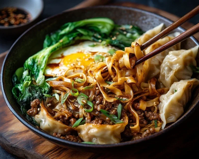 Potsticker Noodle Bowl