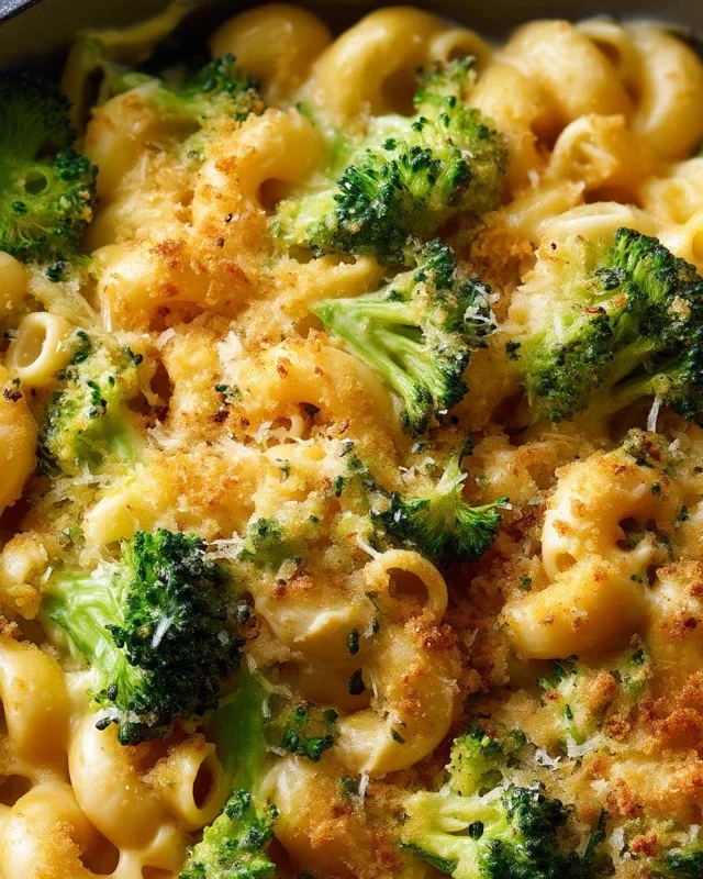 One Pot Healthy Broccoli Mac and Cheese