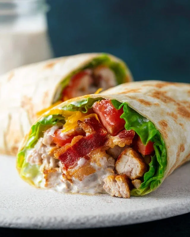Crispy Chicken Beef Beef Bacon Ranch Wrap