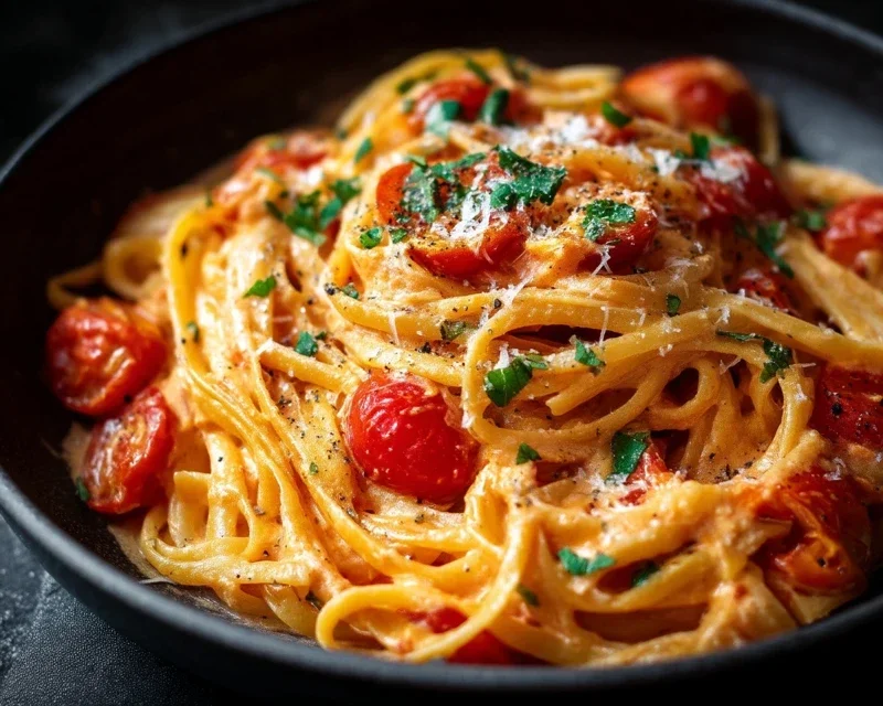 Easy One Pot Creamy Tomato Pasta