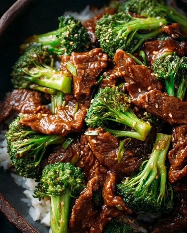 Chinese Beef and Broccoli (牛肉炒西兰花)