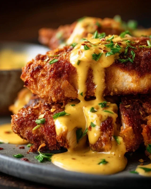 Pretzel Chicken with Mustard-Cheddar Sauce: An Amazing Ultimate Recipe