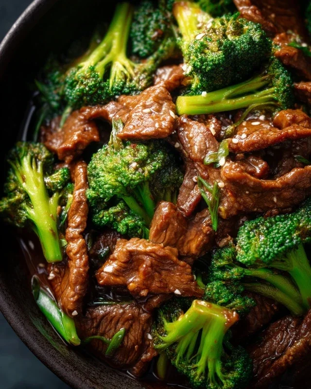 Chinese Beef and Broccoli (牛肉炒西兰花)