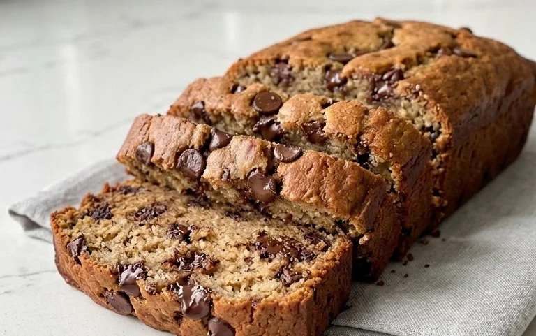 Easy Chocolate Chip Banana Bread