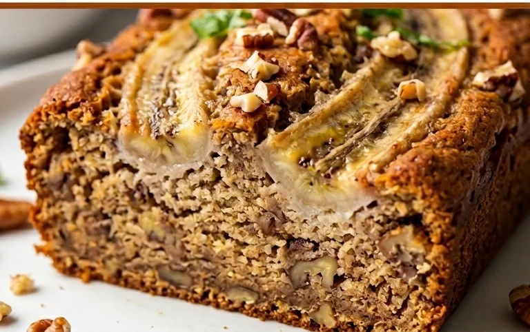 Healthy 5-Ingredient Flourless Banana Bread