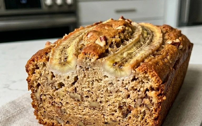 Healthy 5-Ingredient Flourless Banana Bread