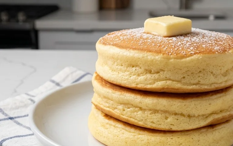 Fluffy Japanese Soufflé Pancakes
