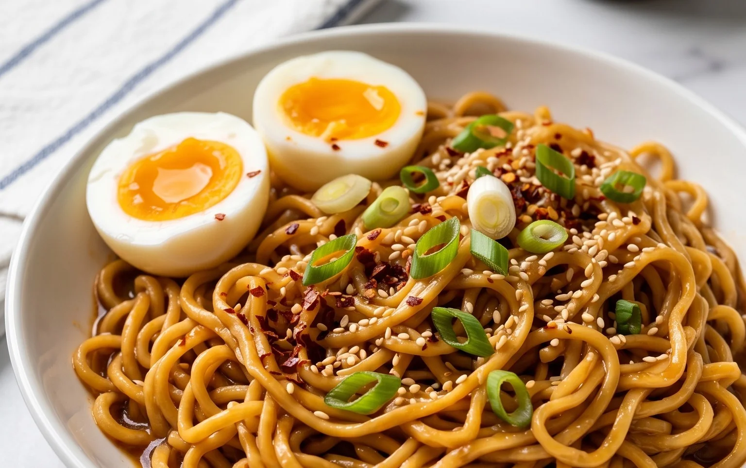 Easy Saucy Ramen Noodles