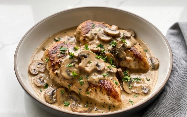 Creamy Mushroom Chicken Recipe
