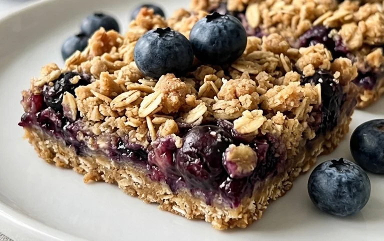 Blueberry Oatmeal Bars