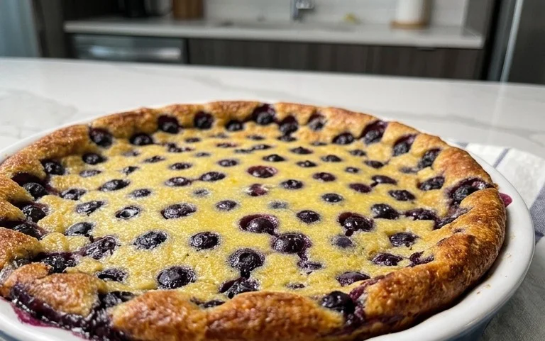 Lemon Blueberry Clafoutis